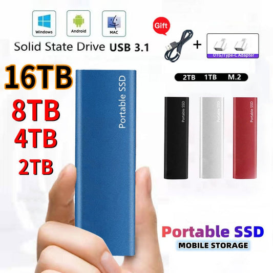 【2TB、4TB、8TB、12TB、16TB】 Unitatea de stocare SSD de mare viteză pentru citire și scriere-3858473